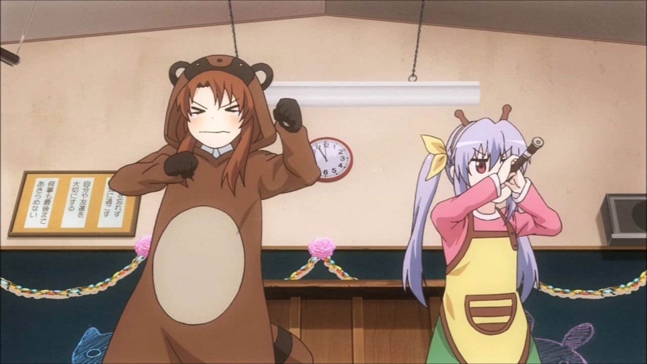 Non Non Biyori Character Song Oyuugi Surun Aware Ponpokobushi Youtube