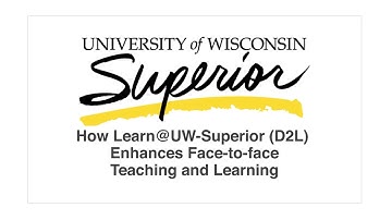Learn@UW-Superior Features Video