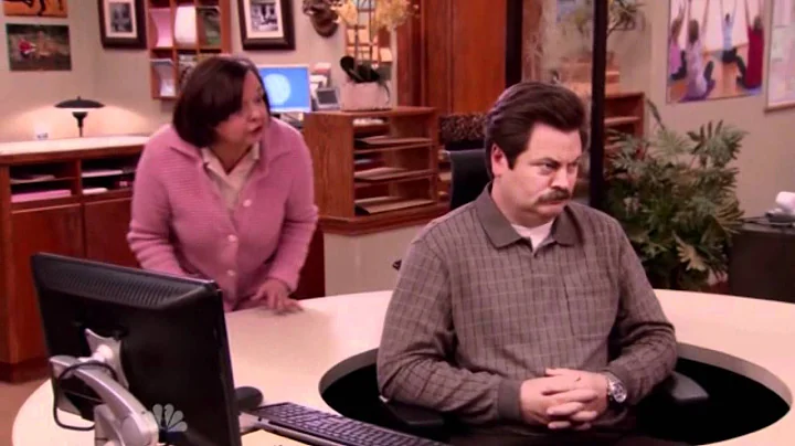 Parks and Recreation - Ron Swanson and the Swivel ...