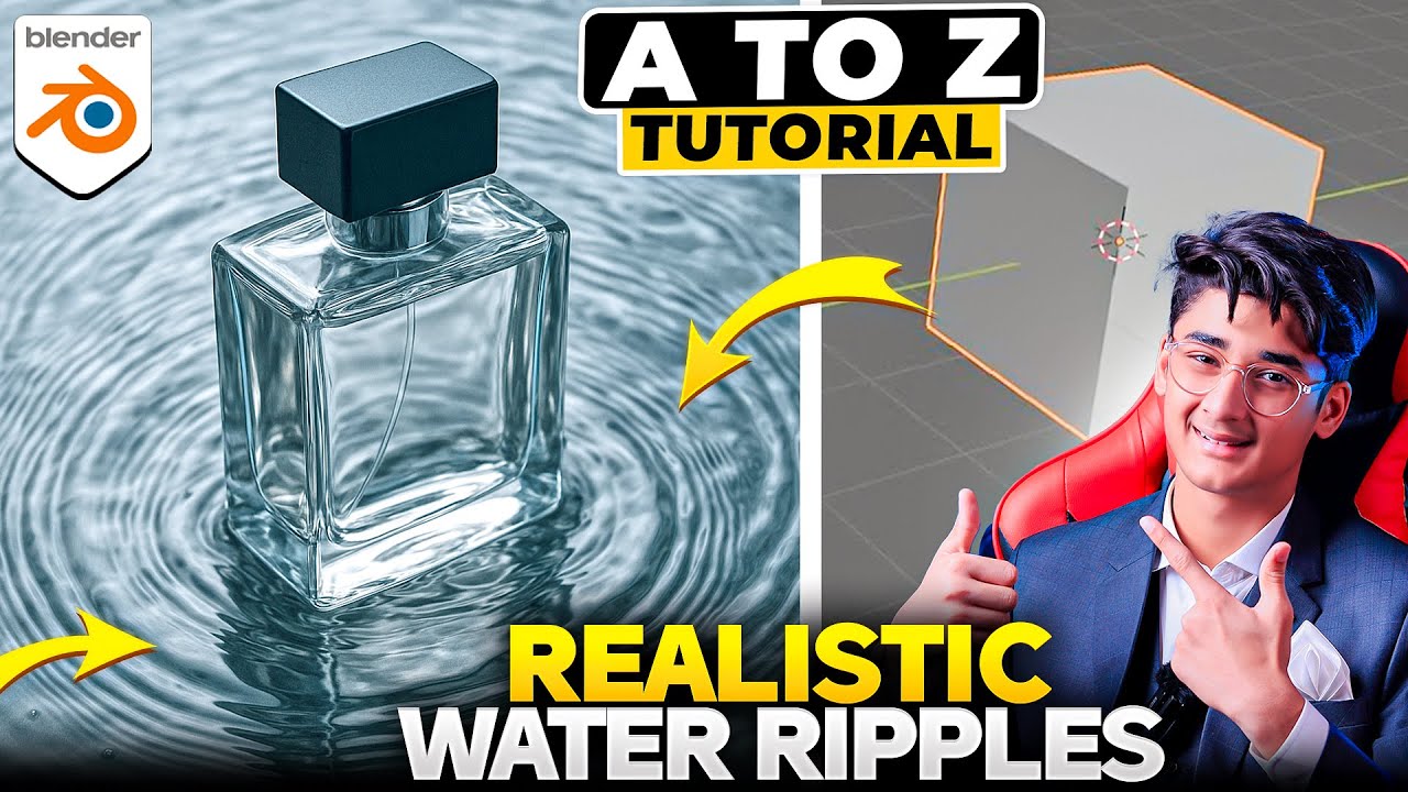 Blender Water Ripples Made Easy – A Step by Step Tutorial in Urdu/Hindi ...