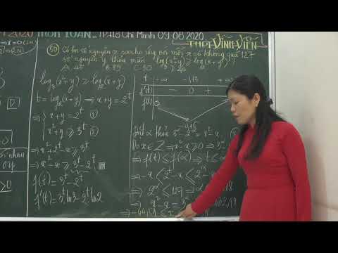 GỢI Ý GIẢI ĐỀ THI MÔN TOÁN THPT 2020( câu 41- 50)