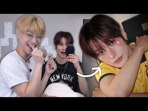 When the makeup artist has ADHD 🤭 (ft. HANBIN of EVNNE)