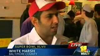 Z-Burger Free Burgers for Ravens Super Bowl win WBAL-TV