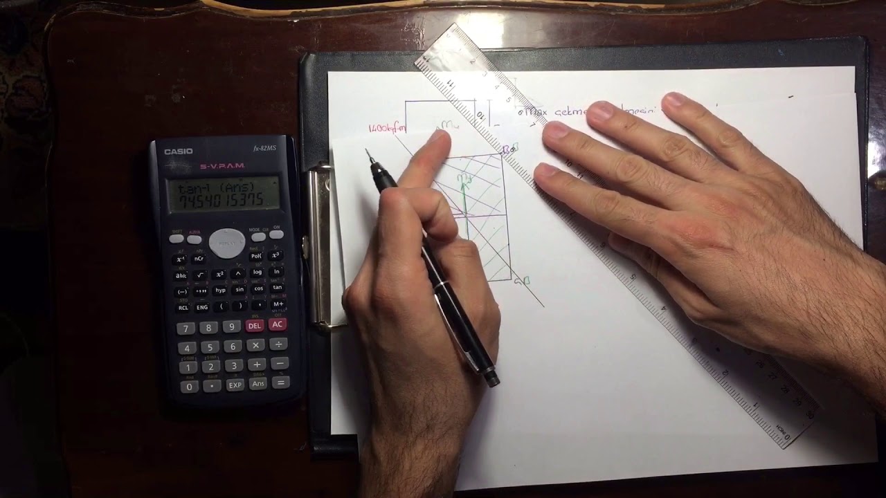 Mukavemet II - Eğik Eğilme Örnek 1