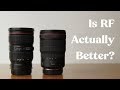 Are the New Canon Lenses Worth It? | Canon RF 15-35 vs EF 24-70