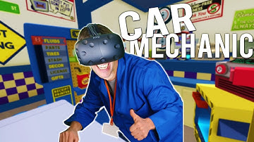 BECOMING THE ULTIMATE CAR MECHANIC IN VR! - Job Simulator 2017 HTC VIVE Gameplay