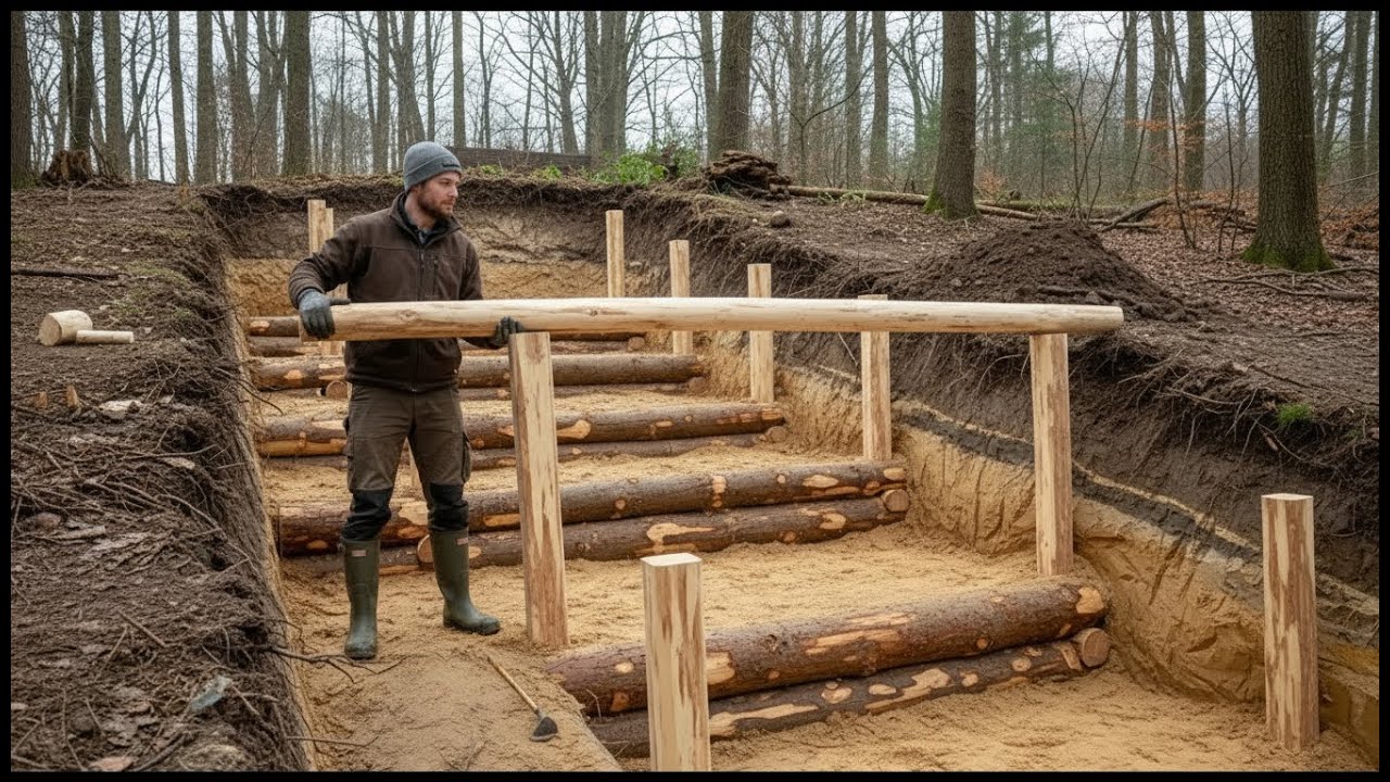 Man Building My Dream House Alone in the Forest | From Start to Finish