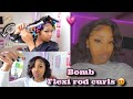 HOW TO ACHIEVE BOMB FLEXI ROD CURLS ON SHORT HAIR 😍 | Tymarrahgi💗