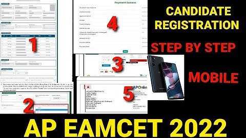 AP EApCET  2022 candidate registration in mobile|web options step by step|seat allotment|#apeamcet