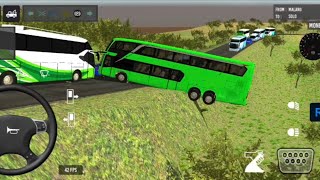 🚌 NEW EURO COACH BUS IS OUT OF CONTROL!😱🔥 |CRAZY BUS UPDATE 🚍|BUS SIMULATOR INDONESIA #bussid screenshot 3