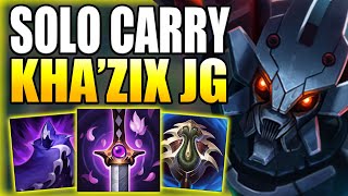 THIS IS HOW KHA'ZIX JUNGLE CAN SOLO CARRY DIAMOND ELO GAMES NP! - Gameplay Guide League of Legends