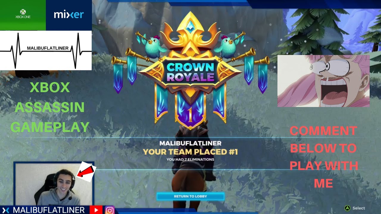 REALM ROYALE SOLO WIN ASSASSIN 70% WIN RATE MALIBUFLATLINER