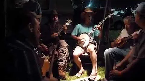 Salt Creek Jam session at Galax Fiddlers Convention