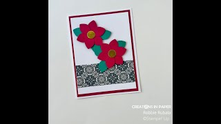 Throwback Thursday 6 petal flower card