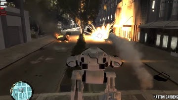 Play as ED-209 in GTA IV - #ED209Mod GTA IV script mod release
