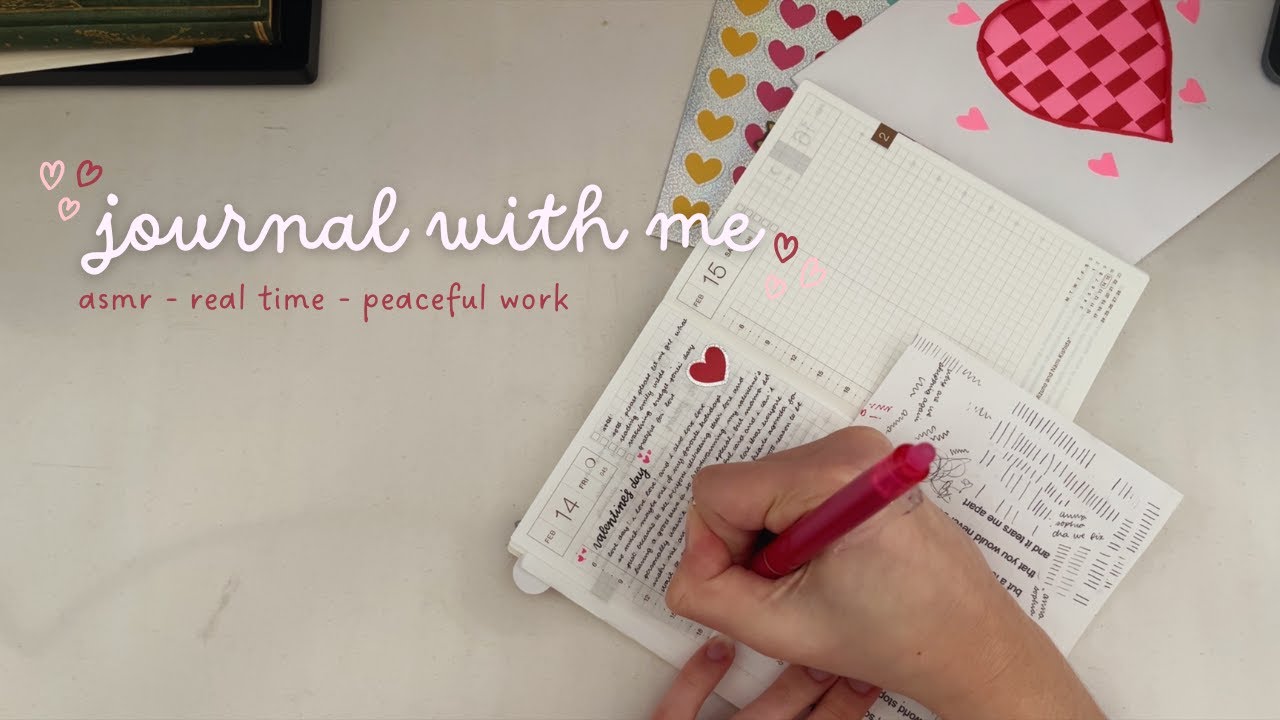 journal with me 002 ☆ (no talking, no music)