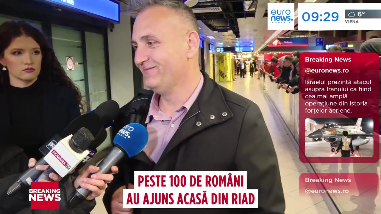 Zeci de zboruri anulate pe Aeroportul Henri Coandă. Peste 100 de români au ajuns acasă din Riad