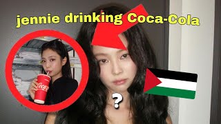 Blackpink Jennie Drinking Coca-Cola Despite The Ongoing War In Palestine