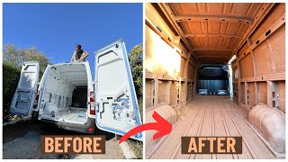 🚐 Spray Cork Insulation in our BRAND NEW VAN!! 🤯 Ep.318