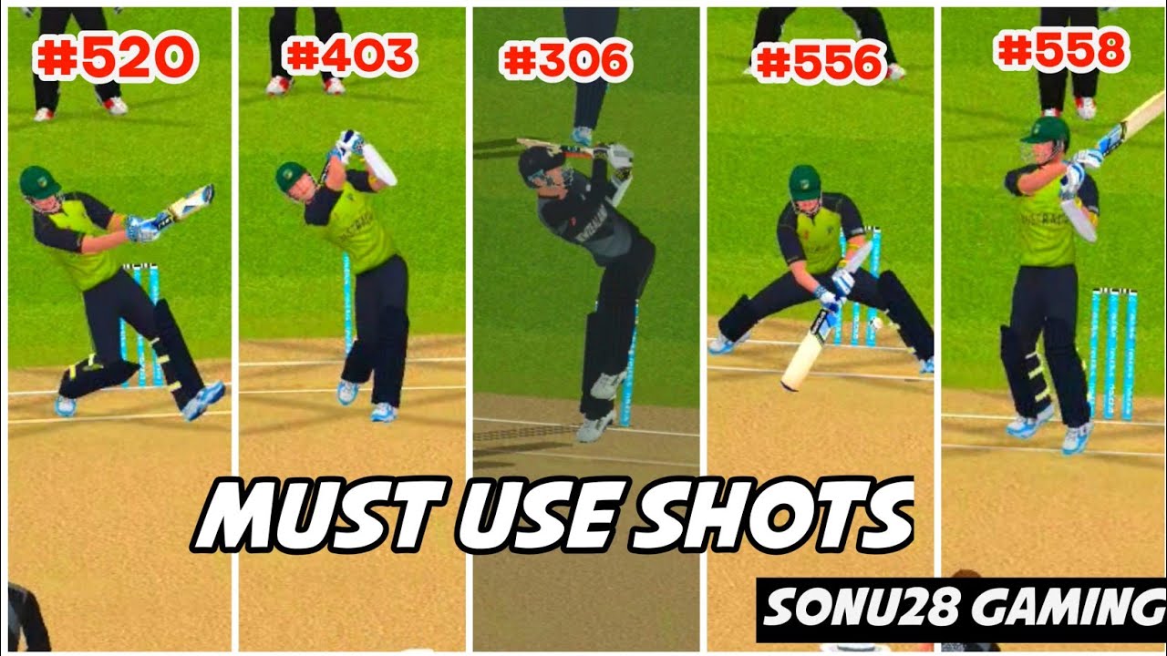Rc22 new update Must Use Shots In Real cricket 22 | Rc22 best Shots ...