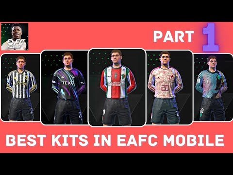 Best kits in EAFC 24 mobile 👕 | part 1 || Most beautiful Jersey in eafc ...