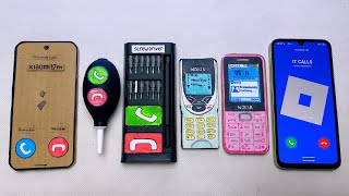 Xiaomi 17pm Vs Blower Vs Screwdriver Tool Vs Nokia 8210 Vs Nokia 220 Vs Galaxy A15 Incoming Call