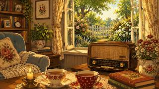 Old Radio Jazz by the Garden Window 🌿 Cozy Vintage Morning | 1930s & 1940s Jazz Ambience screenshot 5