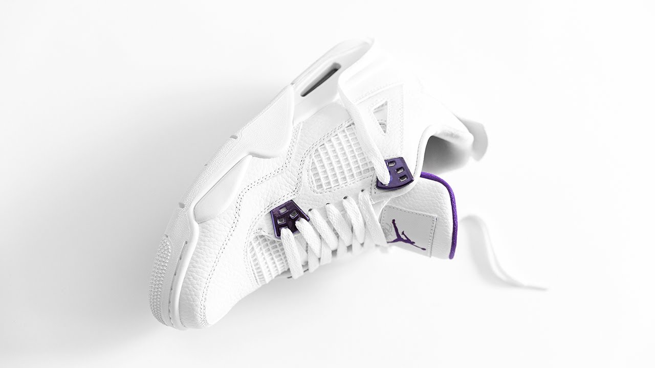 JORDAN 4 METALLIC PURPLE 