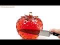 【ASMR】Gemini AIで創るガラスのフルーツカッティング｜癒やしの音風景(ASMR) Glass Fruit Cutting Soundscape Created with Gemini AI