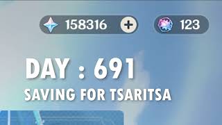 DAY 691 SAVING FOR TSARITSA