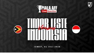 🔴TIMOR-LESTE VS INDONESIA - PIALA AFF 2026 - LIVE REACTION