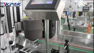 Automatic Battery Pack Front And Back Side Labeling Machine