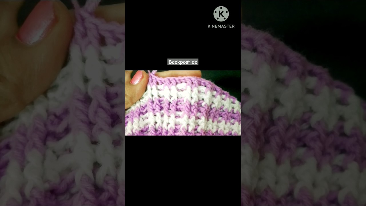 Crochet Stitches and Pattern! Frontpost and Backpost stitch 