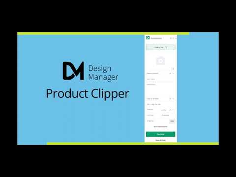 Design Manager Product Clipper video preview 2