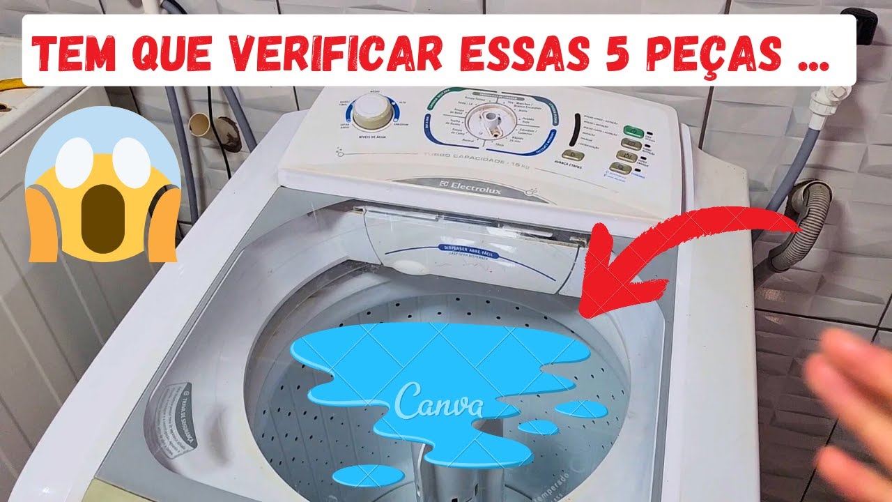 LAVADORA TRANSBORDANDO - RESOLVA AGORA - ( P/TÉCNICOS)