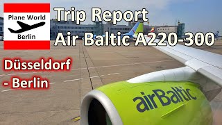 Trip Report | Air Baltic Airbus A220-300 for Eurowings | Düsseldorf - Berlin | Runway Planespotting