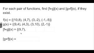 Alg 2 6-1 Operations on Functions