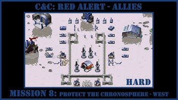 C&C: RED ALERT - Allies - Mission 8: Protect The Chronosphere - West - HARD