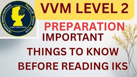 VVM level 2 #preparation . Important things to know before reading the iks book.#iks #howto #vvm2025