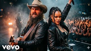 Chris Stapleton ft. Rihanna – Whiskey & Wildfire (Official Audio) | Soulful Country x R&B Duet 🔥