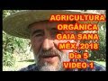 DIPLOMADO AGRICULTURA ORGÁNICA (DÍA 5 VIDEO 1) GAIA SANA 2018 &quot;PRODUCTIVIDAD Y SUELO&quot;