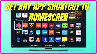 WITHOUT LAUNCHER ANDROID TV 3RD PARTY APP SHORTCUT ON HOME SCREEN | screenshot 4