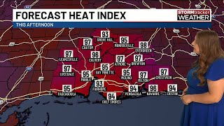 Hot and humid now with increasing rain chances over weekend
