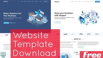 Website Template Free Download | HTML CSS JAVASCRIPT | Responsive Website Download | 2021 | HINDI