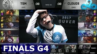 TSM vs Cloud 9 Game 4 | Grand Finals S7 NA LCS Spring 2017 | TSM vs C9 G4 1080p