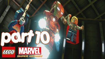 LEGO Marvel Super Heroes gameplay Walkthrough Part 10 - MODOK Boss Fight (That Sinking Feeling)