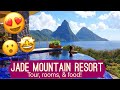 2021 Jade Mountian Resort St. Lucia! Tour, Rooms, & Food! 2021