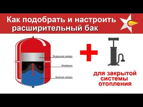 Правильный подбор и настройка расширительного бака