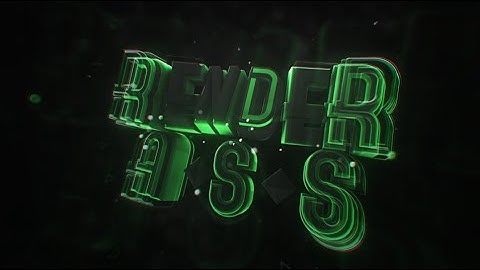 #501 INTRO FOR RenderAss | Png