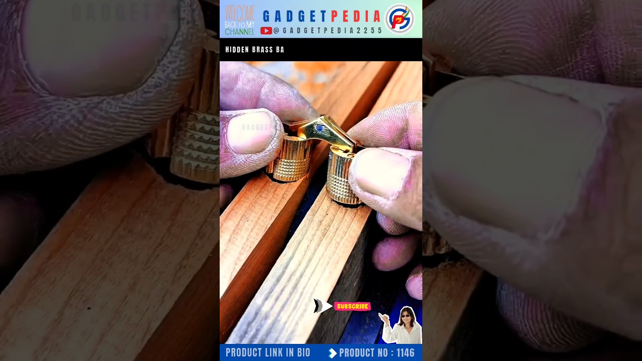 Hidden Brass Barrel Hinges Are Pure Genius! 🔩✨ 